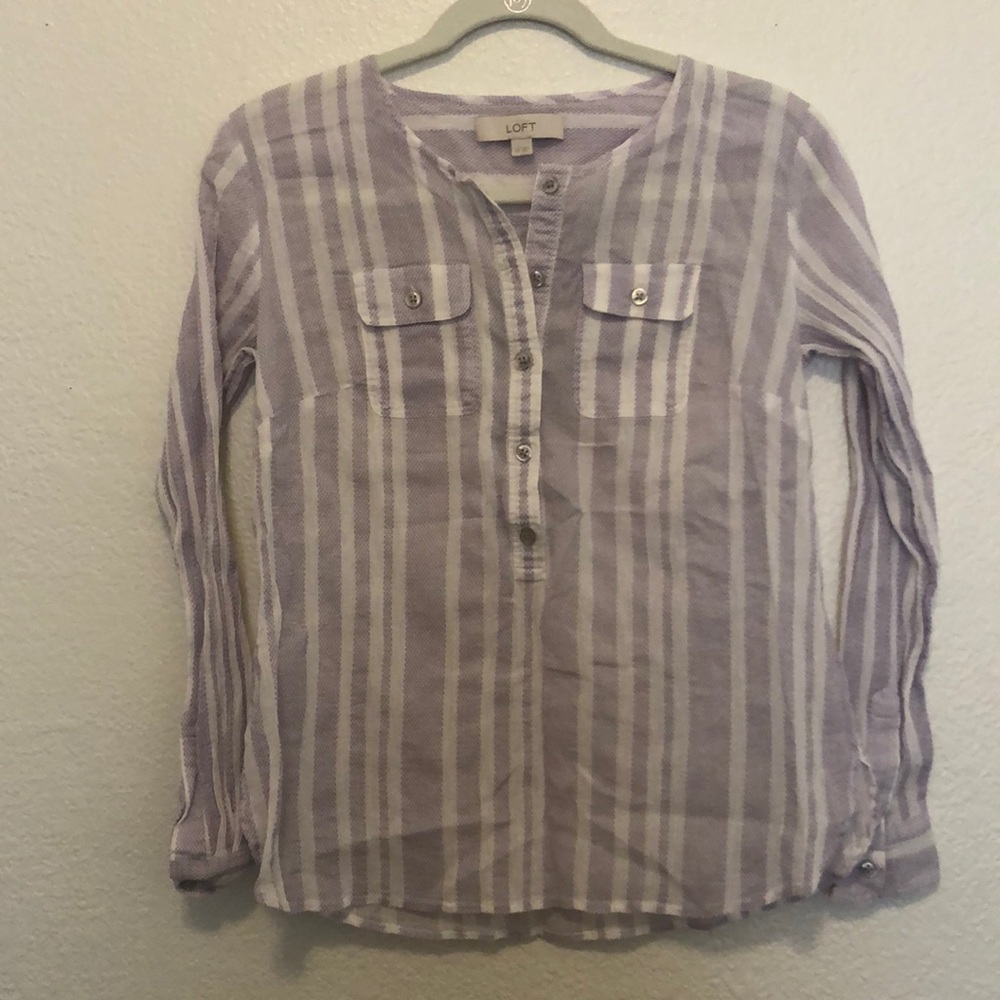 Loft - Long sleeve button down